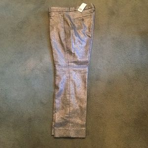Metallic Avery Trouser, Banana Republic, NWT, Size